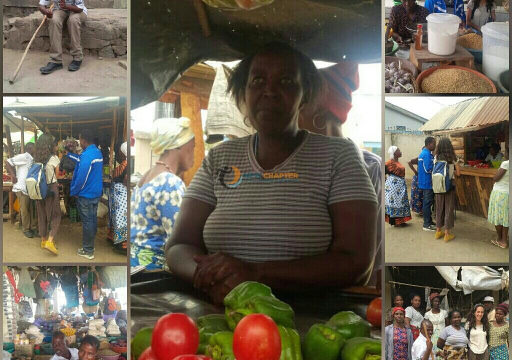 Photographs from the market.